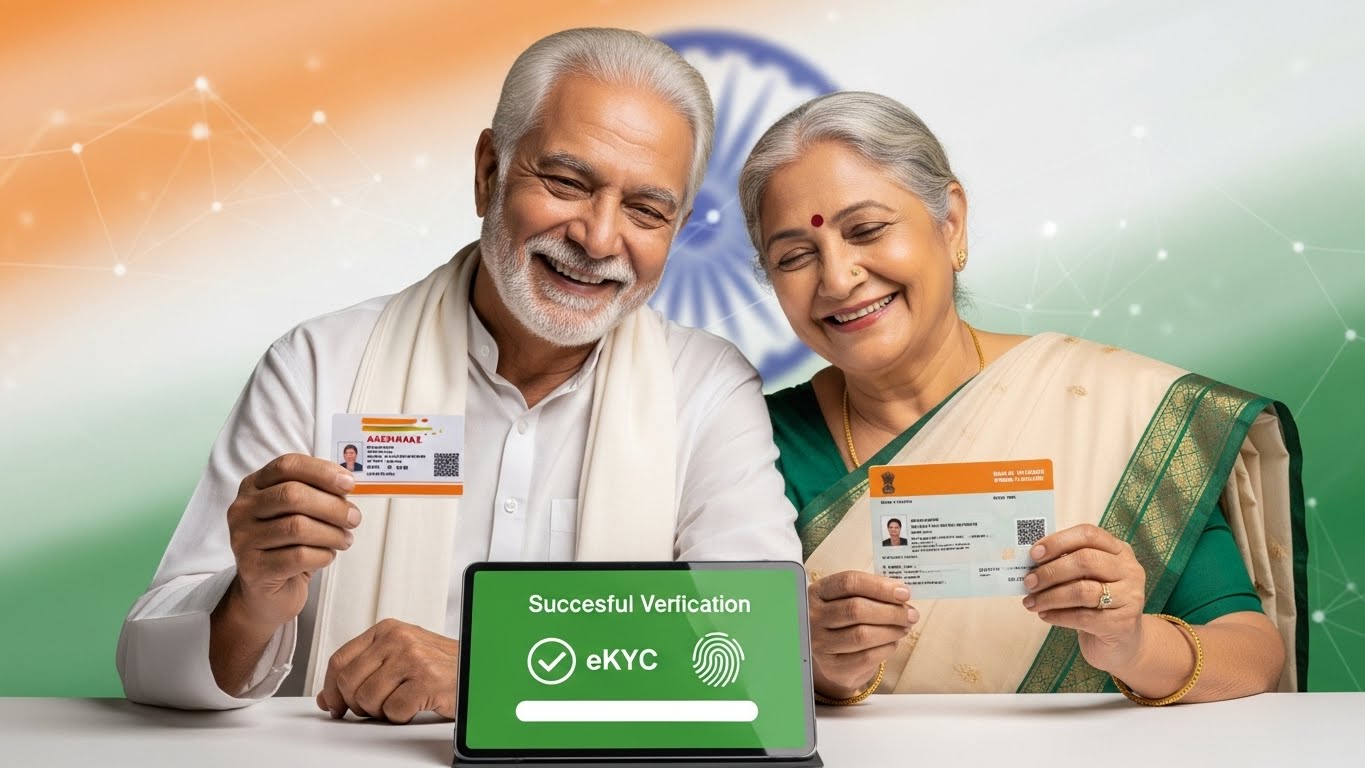 Vridha Pension eKYC Kaise Karen (Step-by-step, 100% Clear Guide)