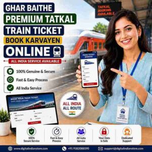 Premium Tatkal Railway Ticket Book Karwaye Online | Premium Tatkal Train Ticket Booking Service | Fast, Secure & Affordable | Digital Indian Store